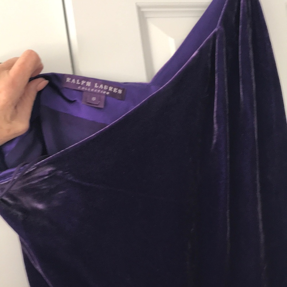 Ralph Lauren Gown Purple velvet